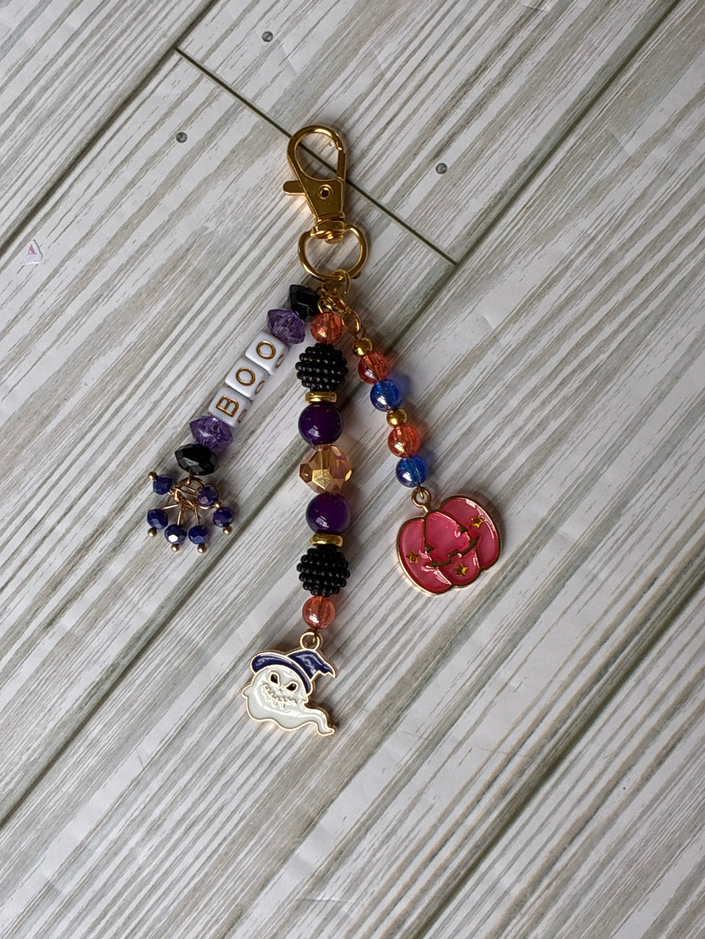 Boo! Halloween Keychain