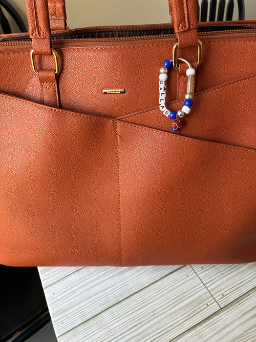 Football Bag Charm