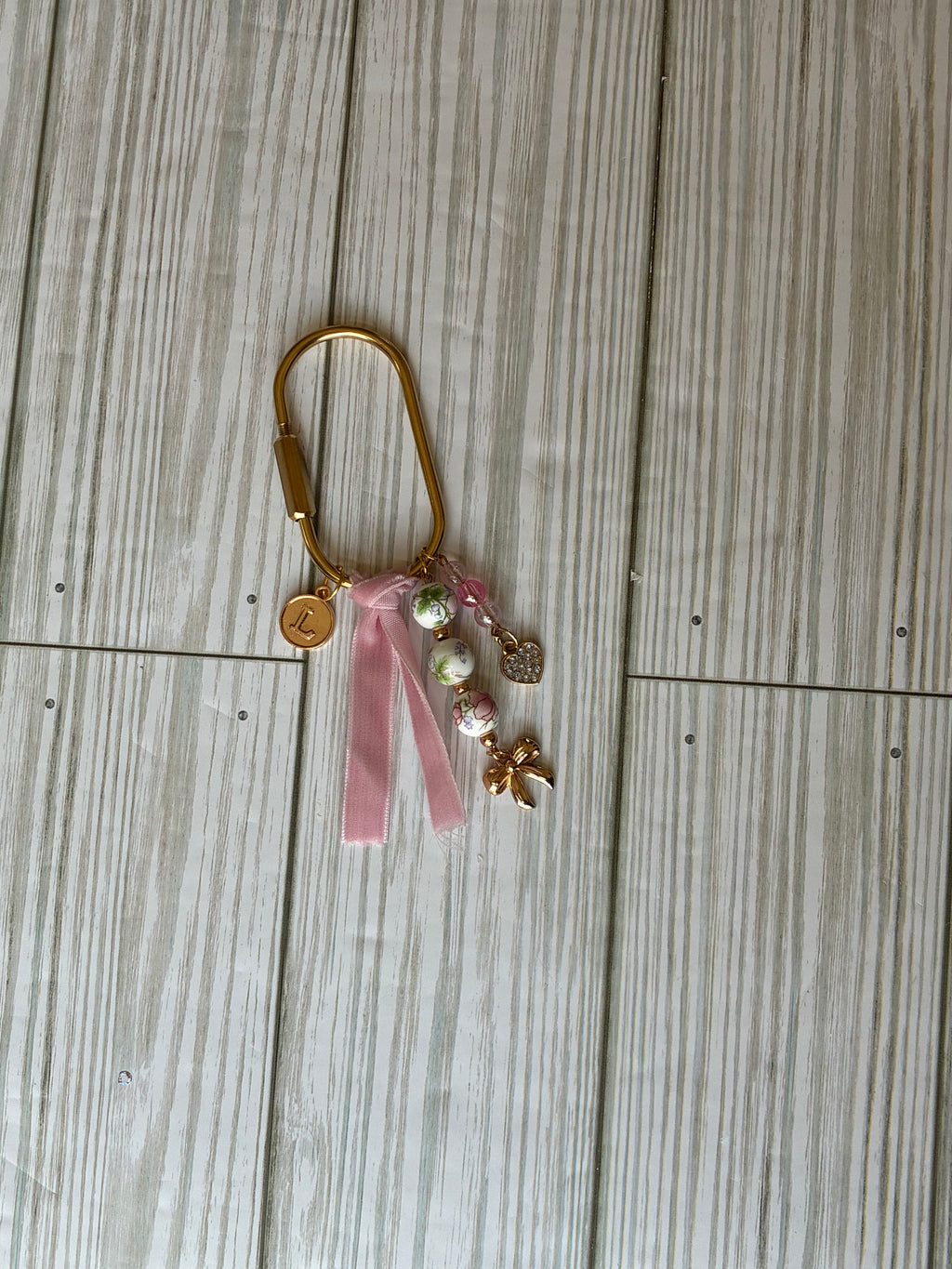 Vintage Pink Purse Charm