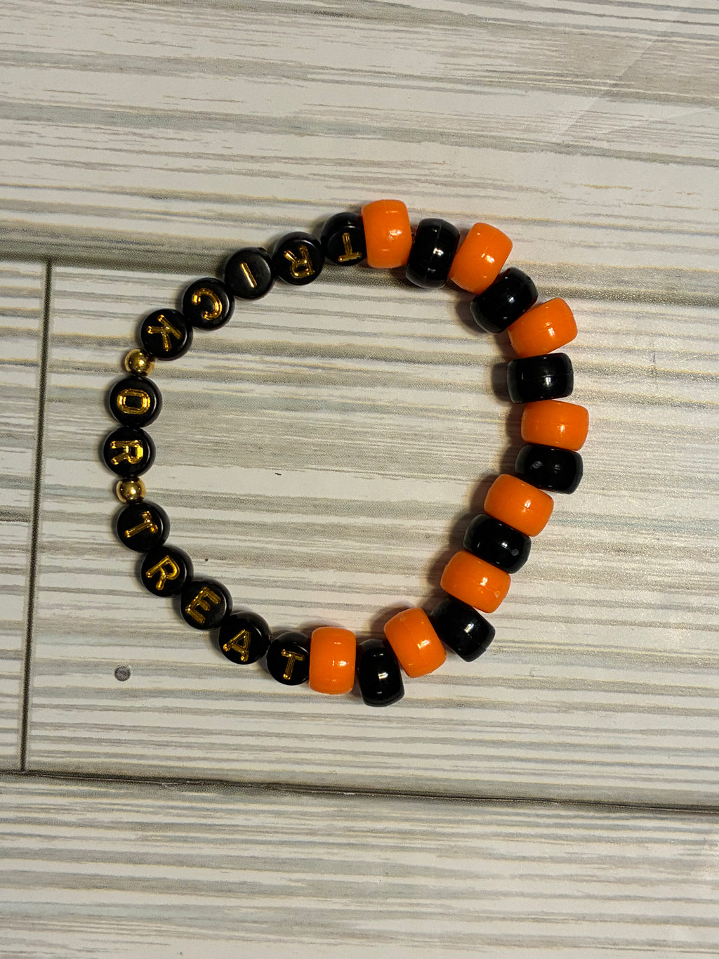 Trick or Treat Beaded Bracelet