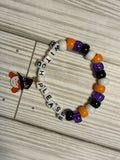 Witch Please Beaded Bracelet