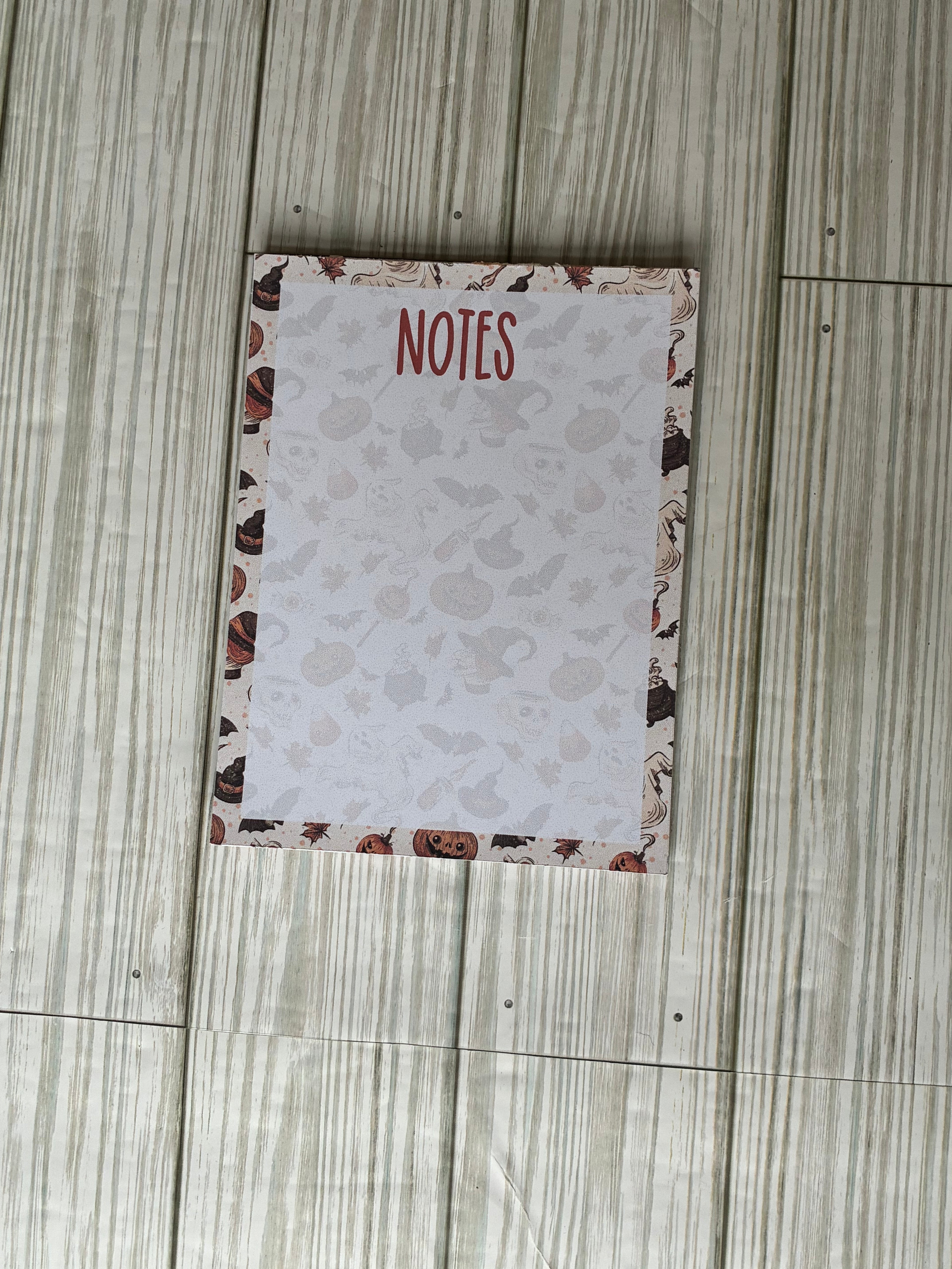Jack o Lantern Notepad