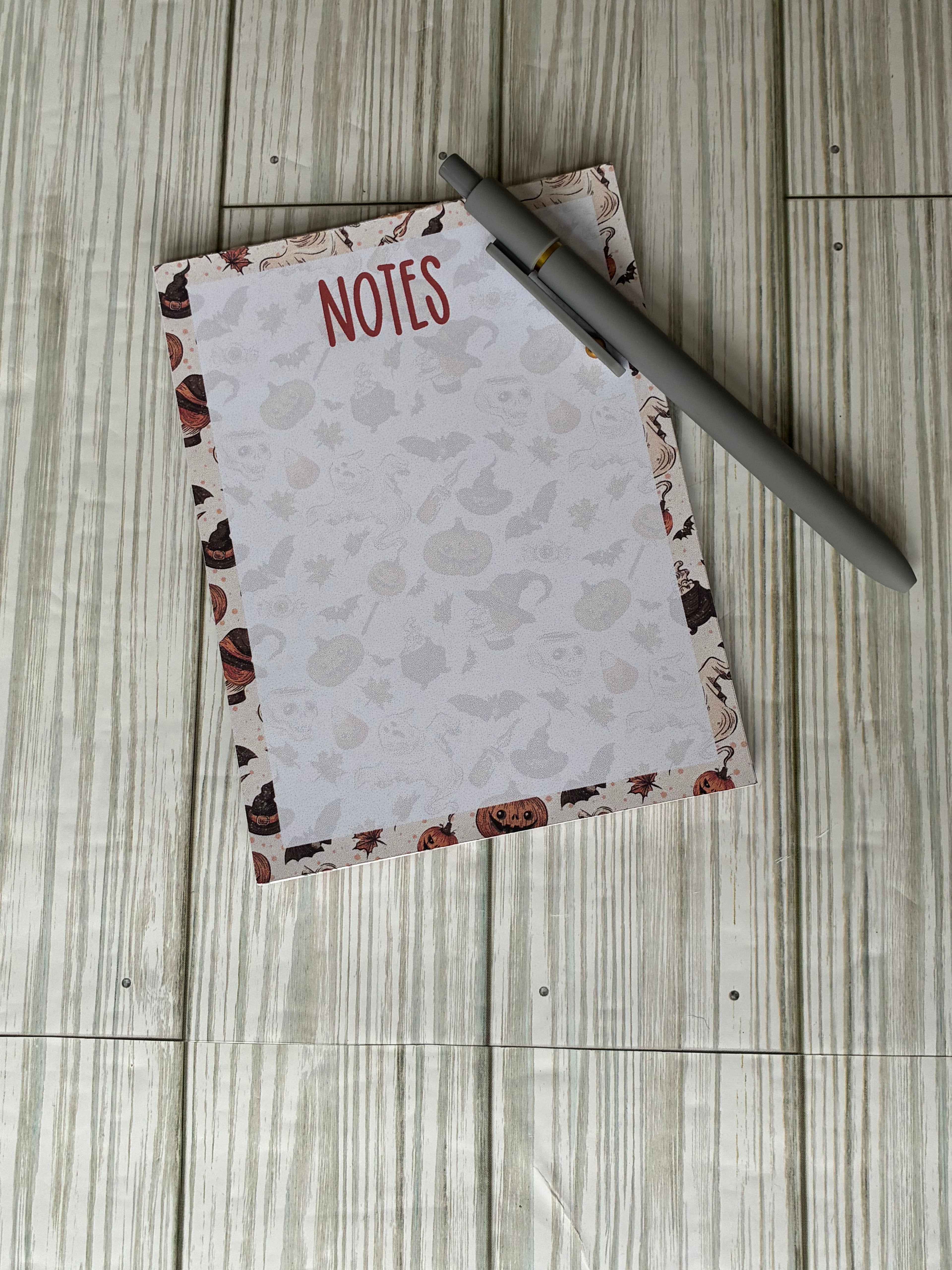 Jack o Lantern Notepad