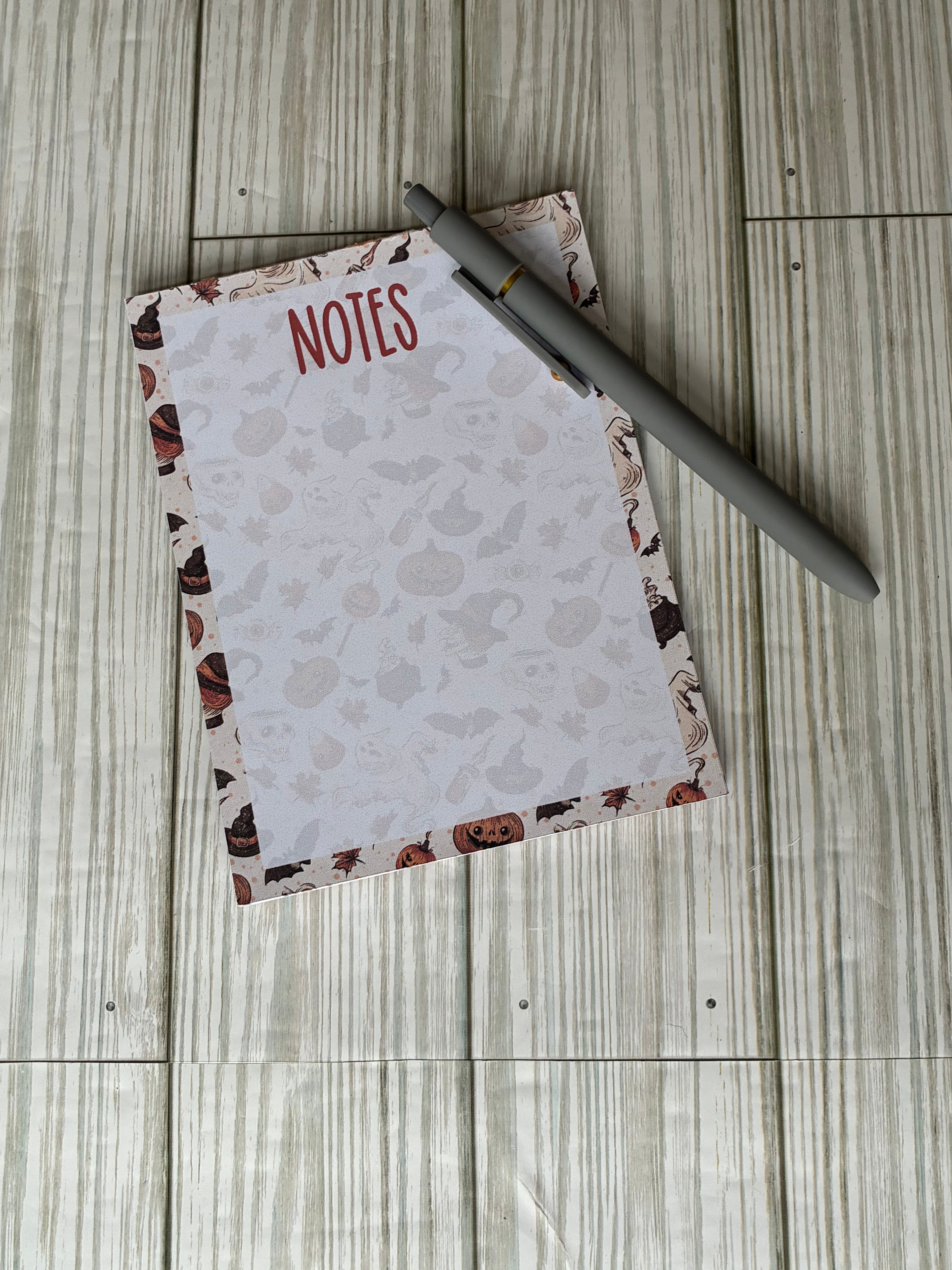 Jack o Lantern Notepad